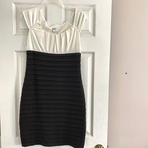 Black and white dress